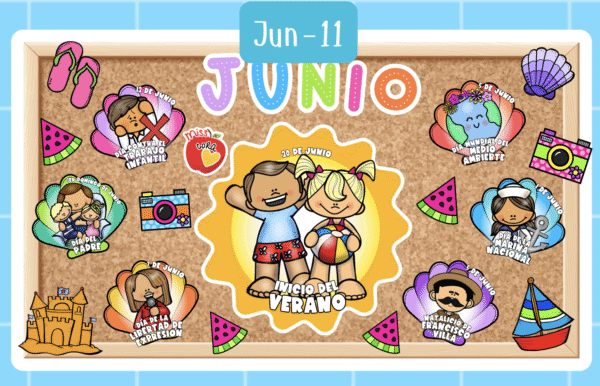 Frisos: Efemérides de Junio (Verano)